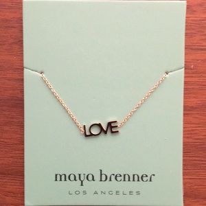 Maya Brenner Rose Gold Love Bracelet